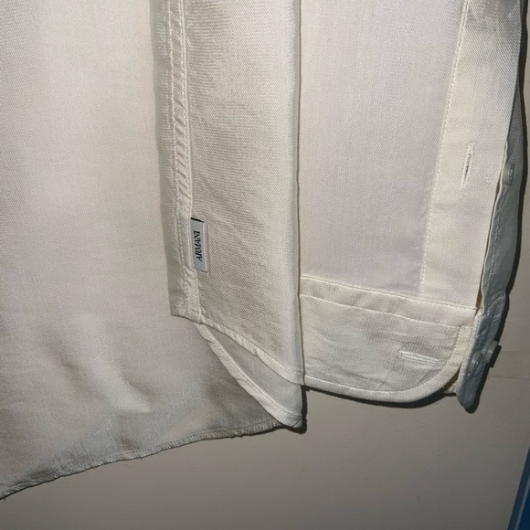 Armenia Collezioni men's banded collar shirt, Size XL. - Picture 6 of 9